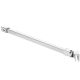 Eckige Stabistange Set Glas Wand 45° 22 mm