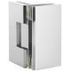 Pendeltürband Glas/Glas 90°