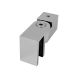Glashalter variabel 15x15 mm eckig